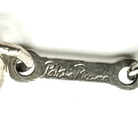 Tiffany & Co Paloma Picasso Silver Tenderness Double Heart Necklace - Picture 12 of 12